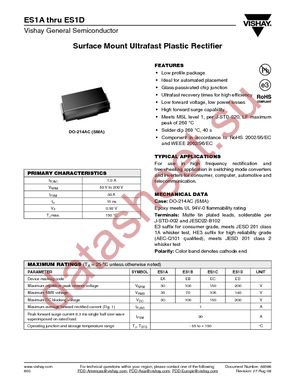 ES1A-E3/61T datasheet  